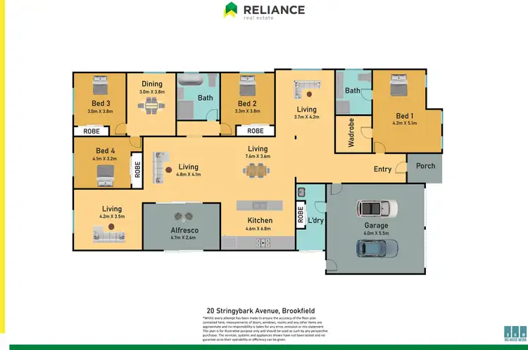 Floorplan of Homely house listing, 20 Stringybark Avenue, Brookfield VIC 3338