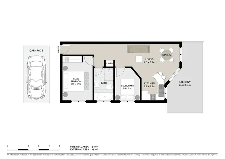 Floorplan of Homely apartment listing, 7/54 Karalta Road, Erina NSW 2250