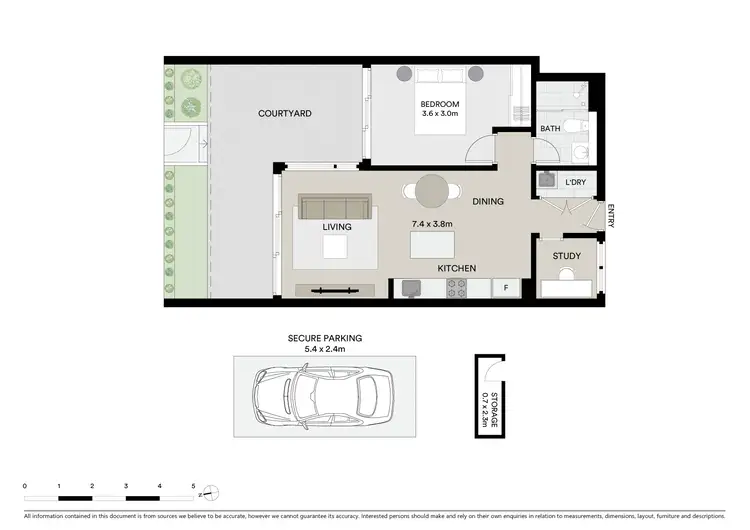 Floorplan of Homely apartment listing, 30/1 Cawood Avenue, Little Bay NSW 2036