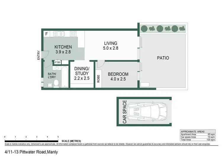 Floorplan of Homely unit listing, 4/11-13 Pittwater Road, Manly NSW 2095
