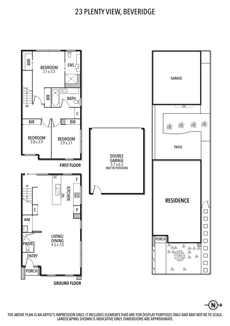 Floorplan of Homely house listing, 23 Plenty View, Beveridge VIC 3753