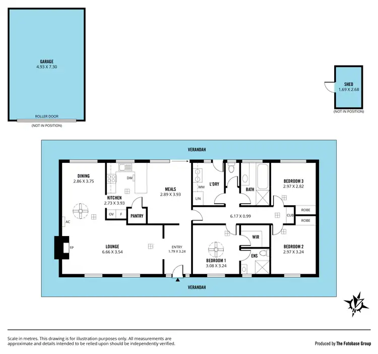 Floorplan of Homely house listing, 7 South Park Way, Mclaren Vale SA 5171