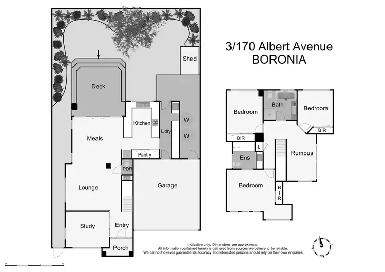 Floorplan of Homely townhouse listing, 3/170 Albert Avenue, Boronia VIC 3155