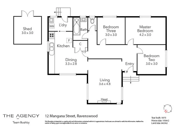 Floorplan of Homely house listing, 12 Mangana Street, Ravenswood TAS 7250