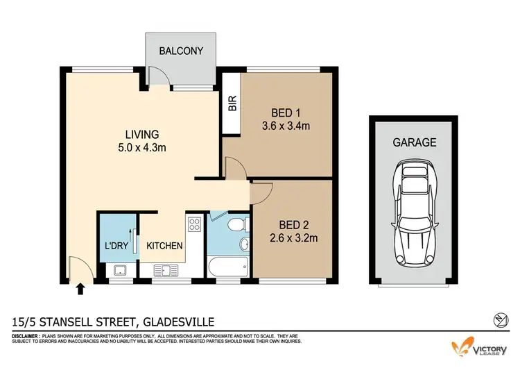 Floorplan of Homely apartment listing, 15/5 Stansell Street, Gladesville NSW 2111