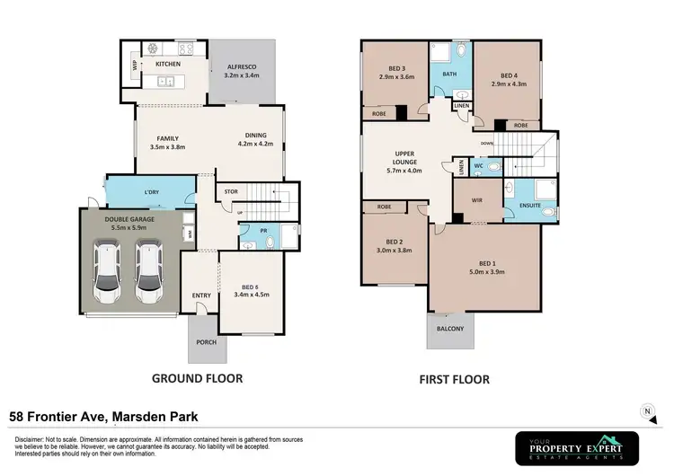 Floorplan of Homely house listing, 58 Frontier Avenue, Marsden Park NSW 2765