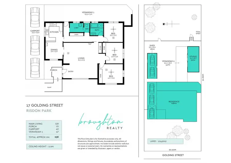 Floorplan of Homely house listing, 17 Golding Street, Risdon Park SA 5540