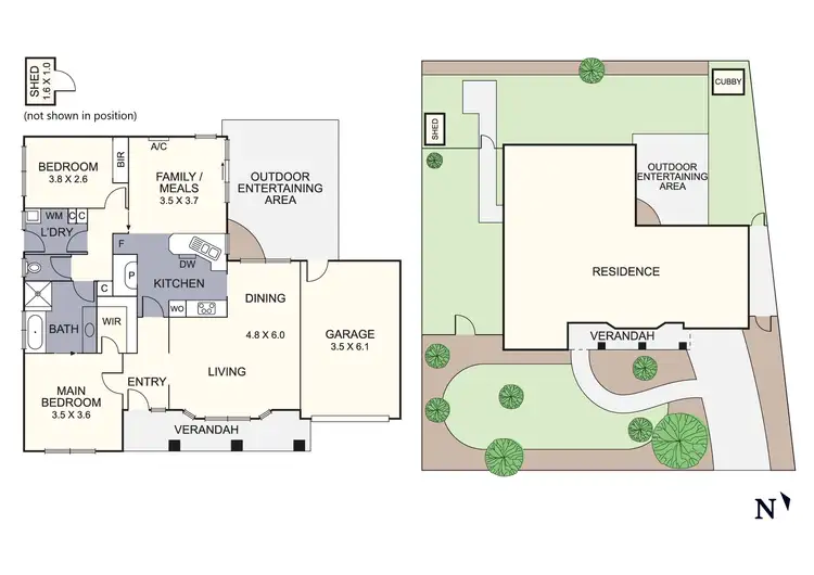 Floorplan of Homely house listing, 6 Silverley Road, Croydon VIC 3136