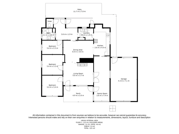 Floorplan of Homely house listing, 44 Soho Street, Cooma NSW 2630