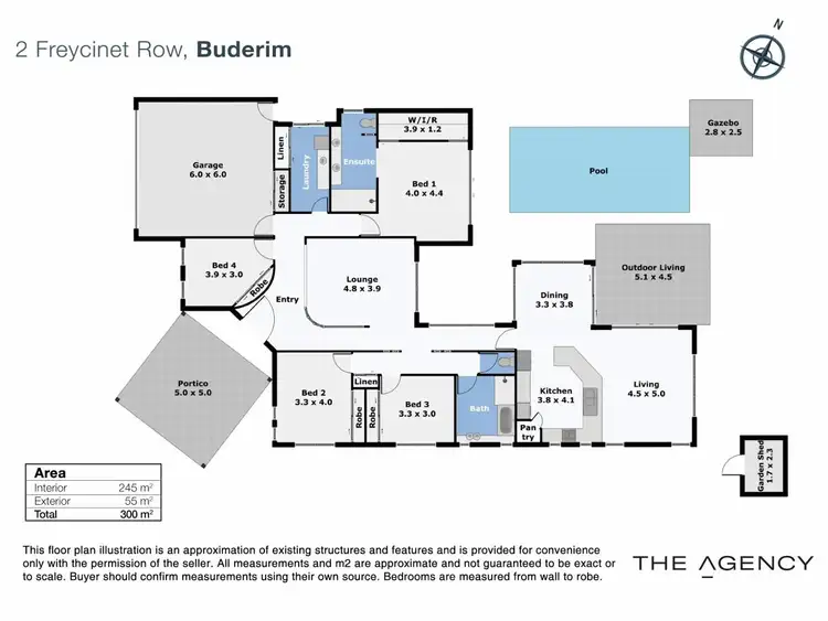 Floorplan of Homely house listing, 2 Freycinet Row, Buderim QLD 4556