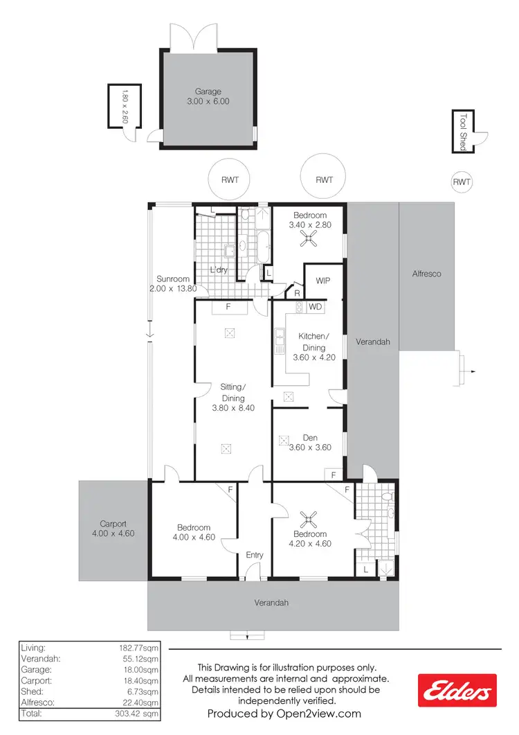 Floorplan of Homely house listing, 8 Quarry Street, Burra SA 5417