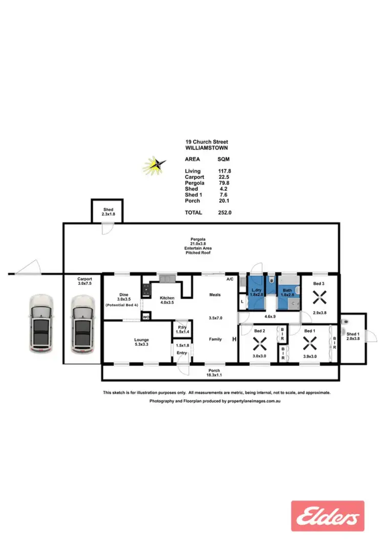 Floorplan of Homely house listing, 19 Church Street, Williamstown SA 5351