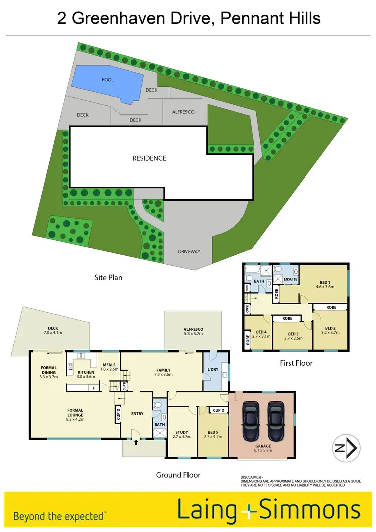 Floorplan of Homely house listing, 2 Greenhaven Drive, Pennant Hills NSW 2120