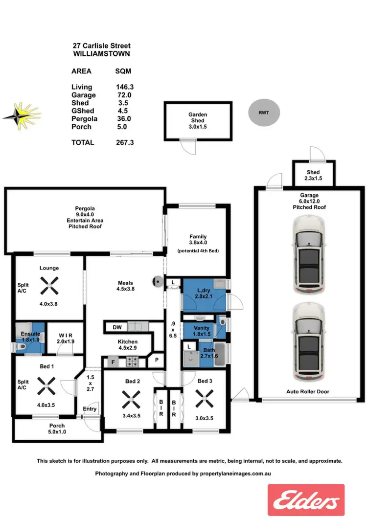 Floorplan of Homely house listing, 27 Carlisle Street, Williamstown SA 5351