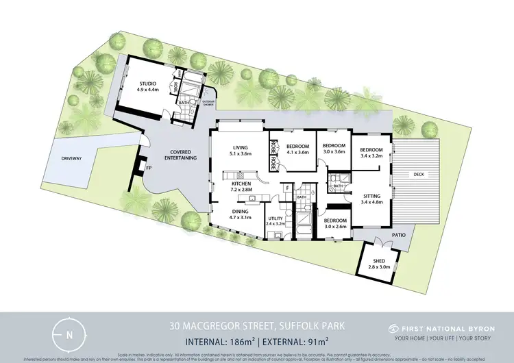 Floorplan of Homely house listing, 30 MacGregor Street, Suffolk Park NSW 2481