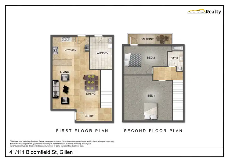 Floorplan of Homely unit listing, 41/111 Bloomfield Street, Gillen NT 870
