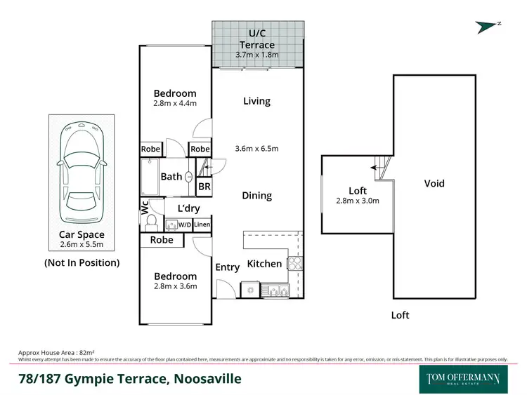 Floorplan of Homely unit listing, 78/187 Gympie Terrace, Noosaville QLD 4566