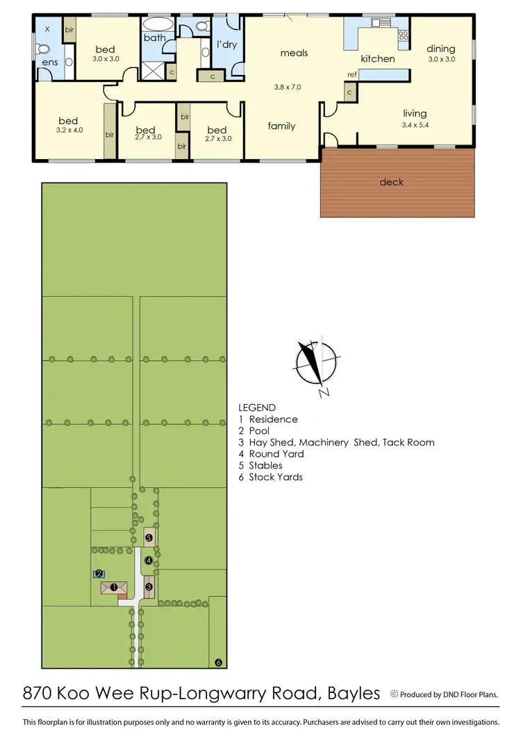 Floorplan of Homely rural property listing, 870 Koo Wee Rup Longwarry Road, Bayles VIC 3981