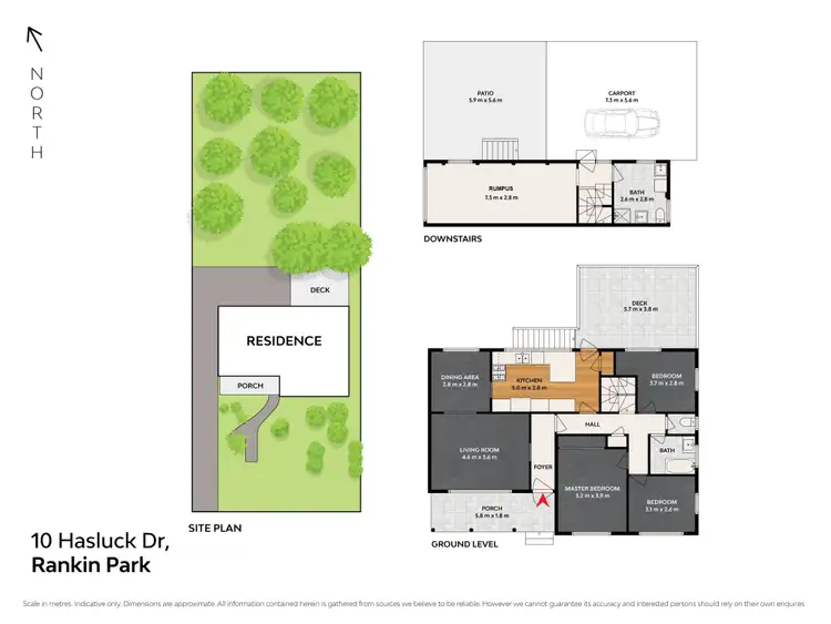 Floorplan of Homely house listing, 10 Hasluck Drive, Rankin Park NSW 2287