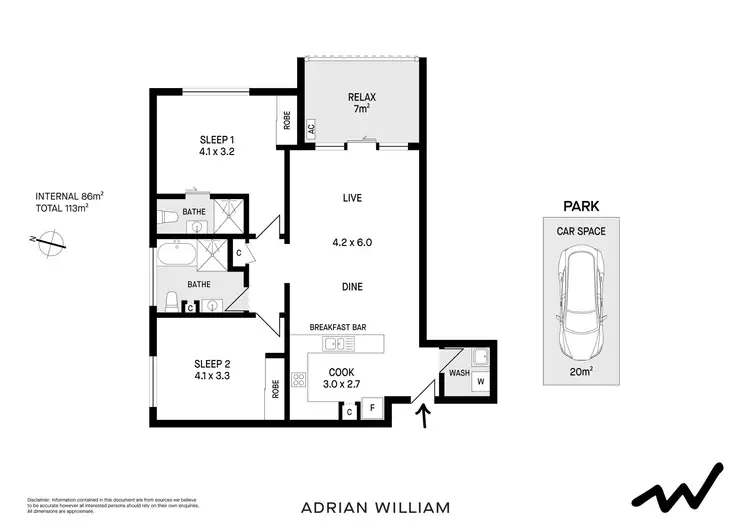Floorplan of Homely apartment listing, 55/553 New Canterbury Road, Dulwich Hill NSW 2203