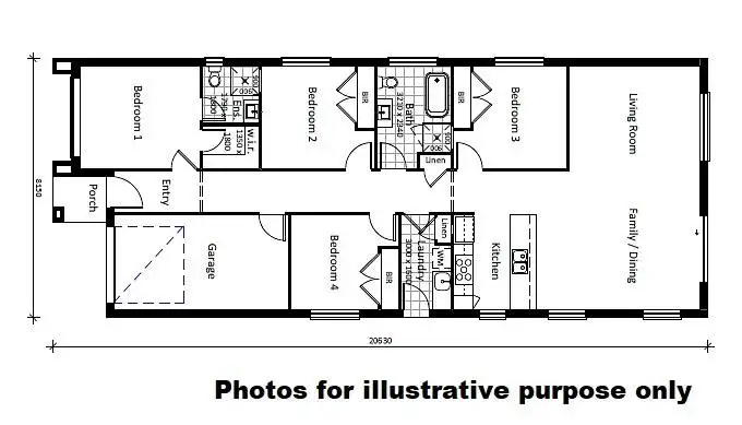Floorplan of Homely house listing, 32 Horizon Loop, Oran Park NSW 2570