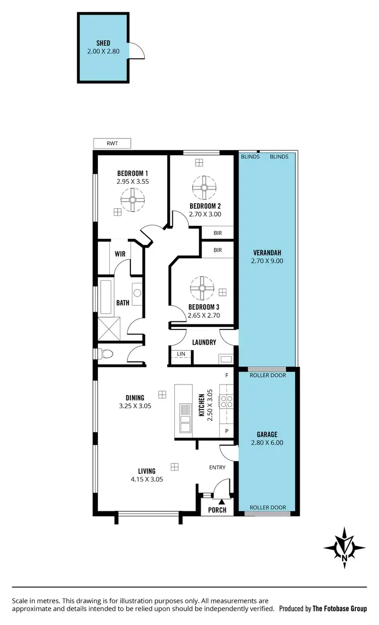Floorplan of Homely house listing, 11 Chamberlain Drive, Christie Downs SA 5164