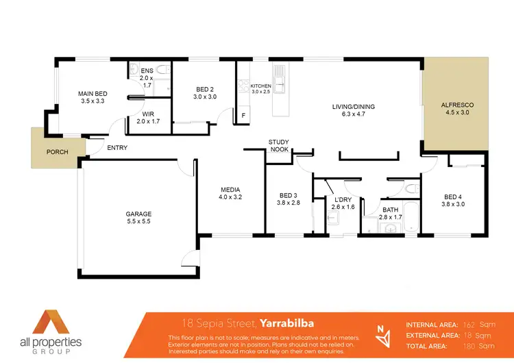 Floorplan of Homely house listing, 18 Sepia Street, Yarrabilba QLD 4207