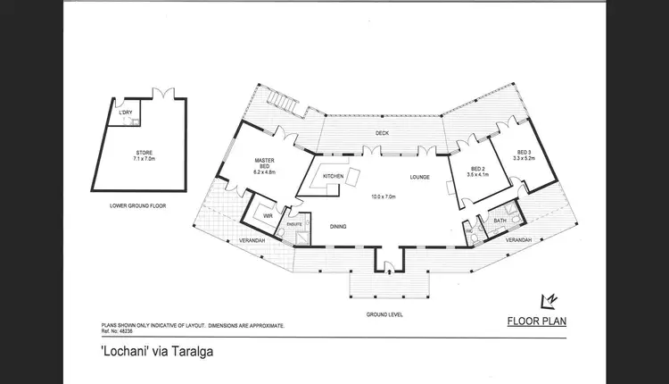 Floorplan of Homely rural property listing, 888 Jerrong Road, Taralga NSW 2580