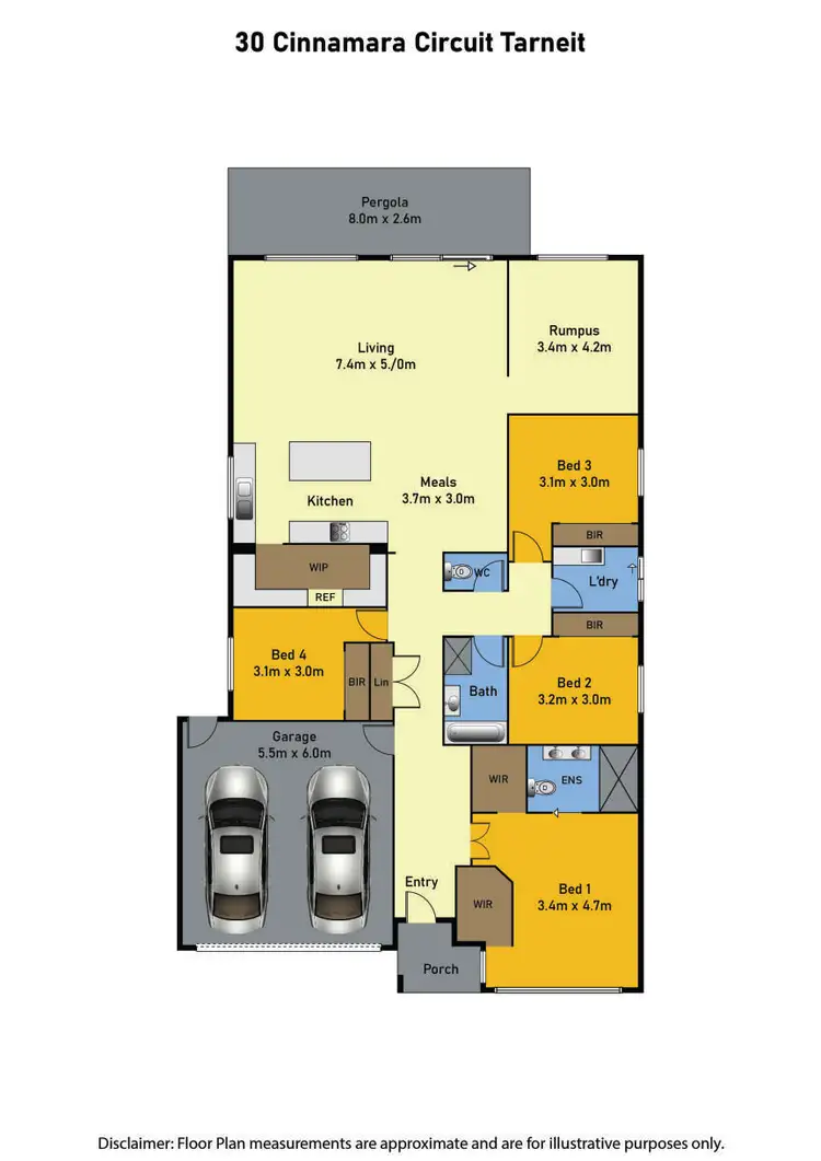 Floorplan of Homely house listing, 30 Cinnamara Circuit, Tarneit VIC 3029