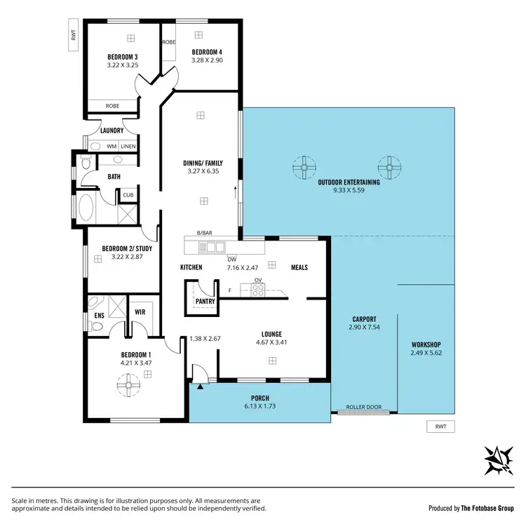 Floorplan of Homely house listing, 2 Mawson Circuit, Woodcroft SA 5162
