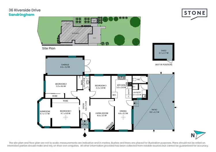 Floorplan of Homely house listing, 36 Riverside Drive, Sandringham NSW 2219