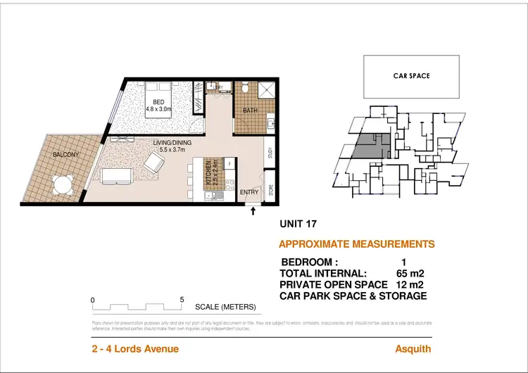 Floorplan of Homely apartment listing, 24/2C Amor Street, Asquith NSW 2077