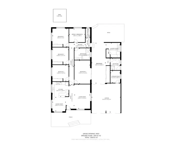 Floorplan of Homely house listing, 6 Comet Street, Bayview Heights QLD 4868