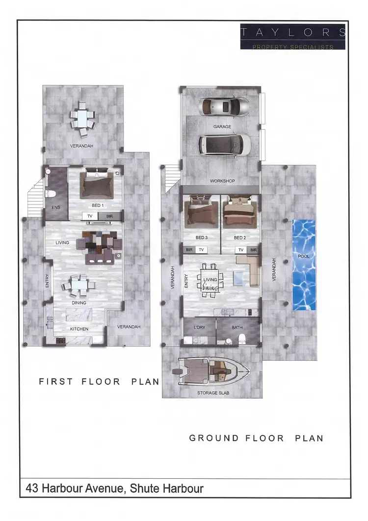 Floorplan of Homely house listing, 43 Harbour Avenue, Shute Harbour QLD 4802