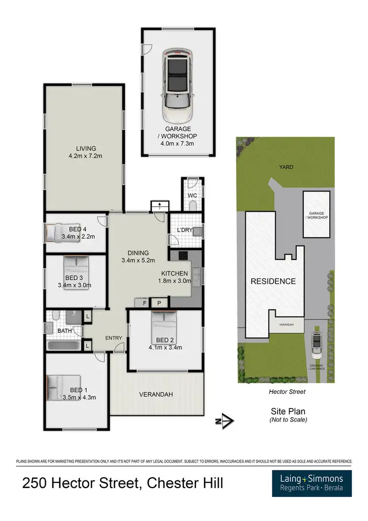 Floorplan of Homely house listing, 250 Hector Street, Chester Hill NSW 2162