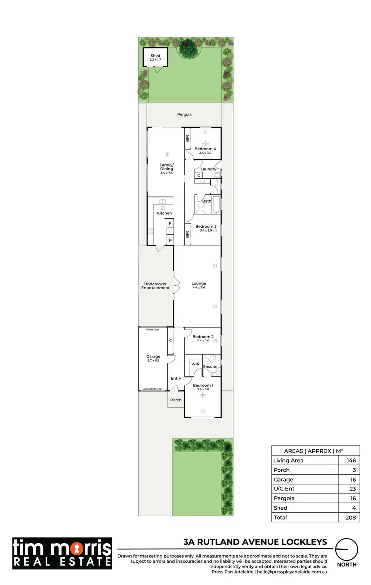 Floorplan of Homely house listing, 3A Rutland Avenue, Lockleys SA 5032