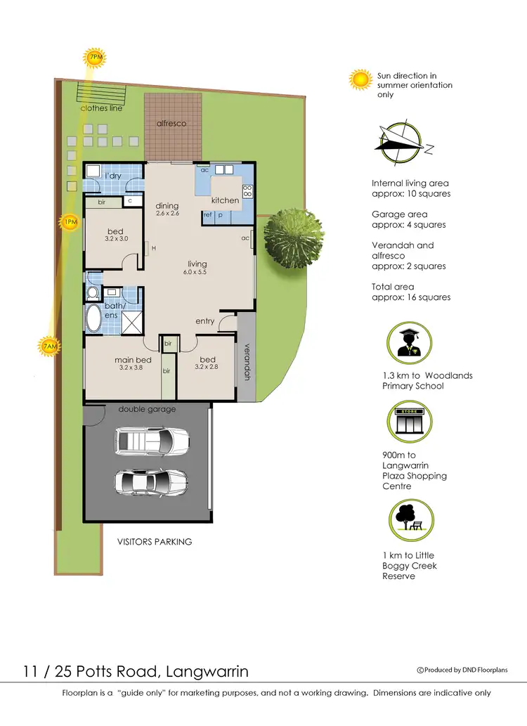 Floorplan of Homely unit listing, 11/25 Potts Road, Langwarrin VIC 3910
