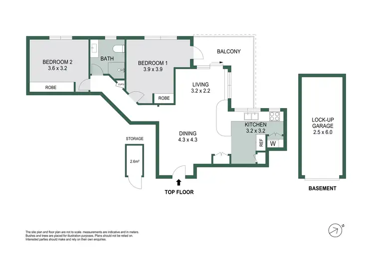 Floorplan of Homely apartment listing, 13/11A-15 Berwick Street, Coogee NSW 2034