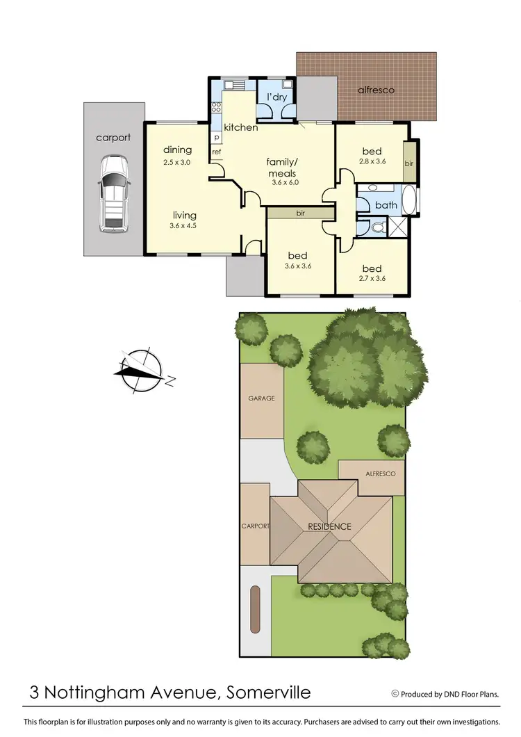 Floorplan of Homely house listing, 3 Nottingham Avenue, Somerville VIC 3912