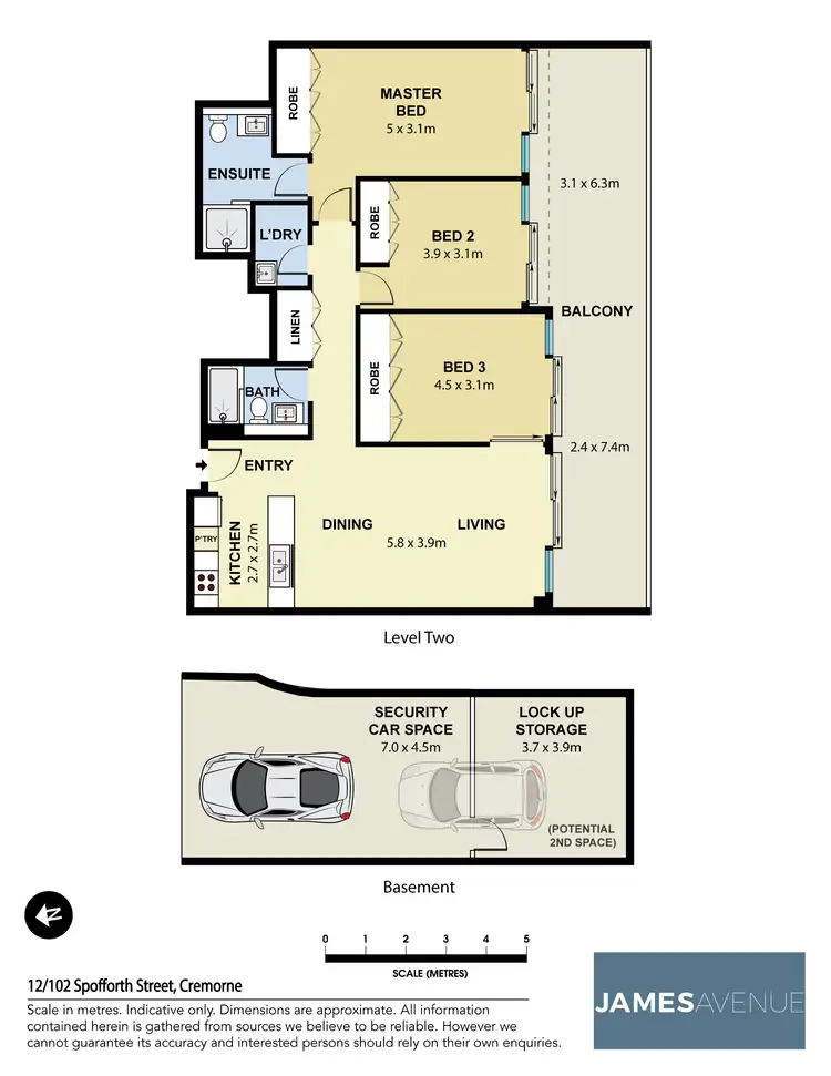 Floorplan of Homely apartment listing, 12/102 Spofforth Street, Cremorne NSW 2090