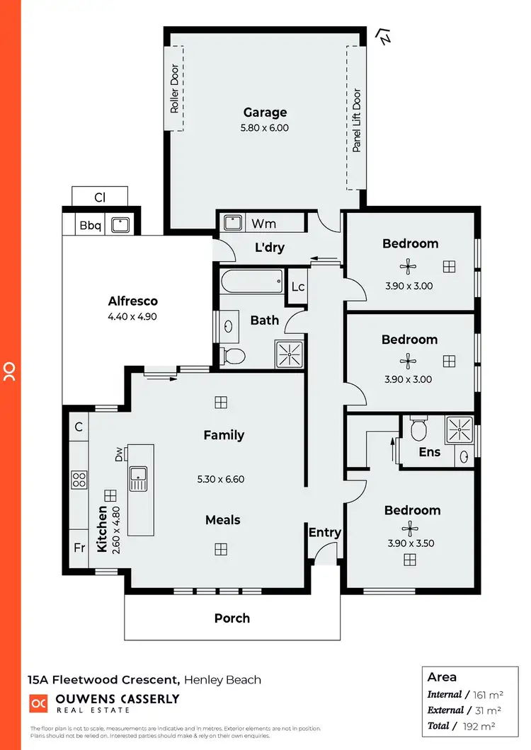 Floorplan of Homely house listing, 15A Fleetwood Crescent, Henley Beach SA 5022