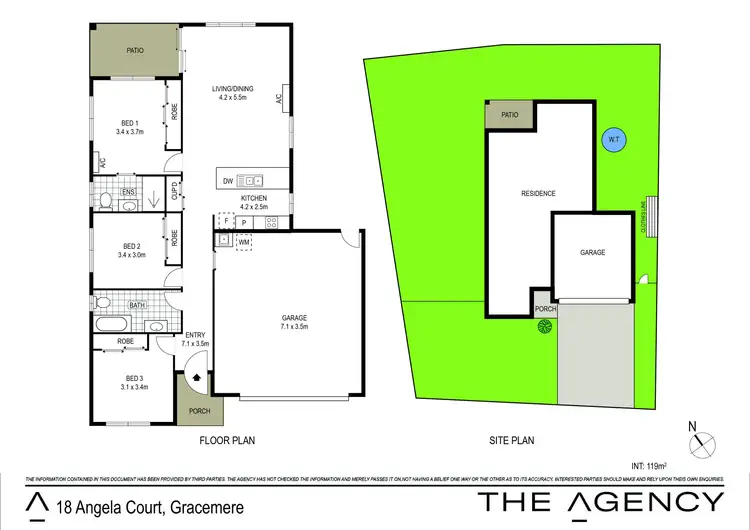 Floorplan of Homely house listing, 18 Angela Court, Gracemere QLD 4702