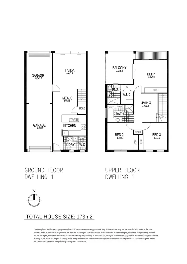 Floorplan of Homely house listing, 1A New Cut Street, Hectorville SA 5073