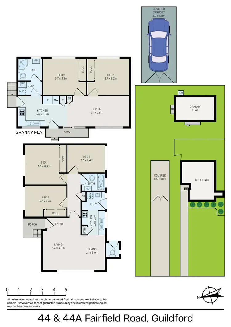 Floorplan of Homely house listing, 44 Fairfield Road, Guildford NSW 2161