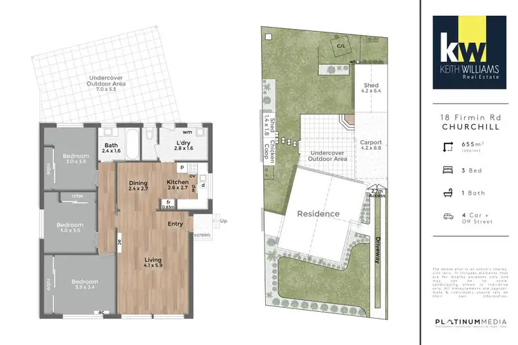 Floorplan of Homely house listing, 18 Firmin Road, Churchill VIC 3842