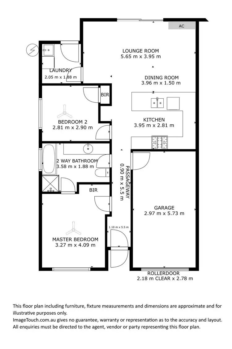 Floorplan of Homely unit listing, 9/20 Haigh Street, Port Lincoln SA 5606