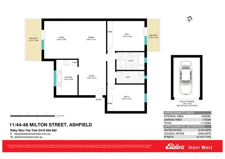 Floorplan of Homely unit listing, 11/44-48 Milton Street, Ashfield NSW 2131