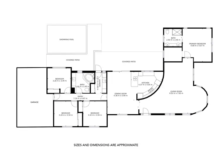Floorplan of Homely house listing, 1 Greenock Way, Brinsmead QLD 4870