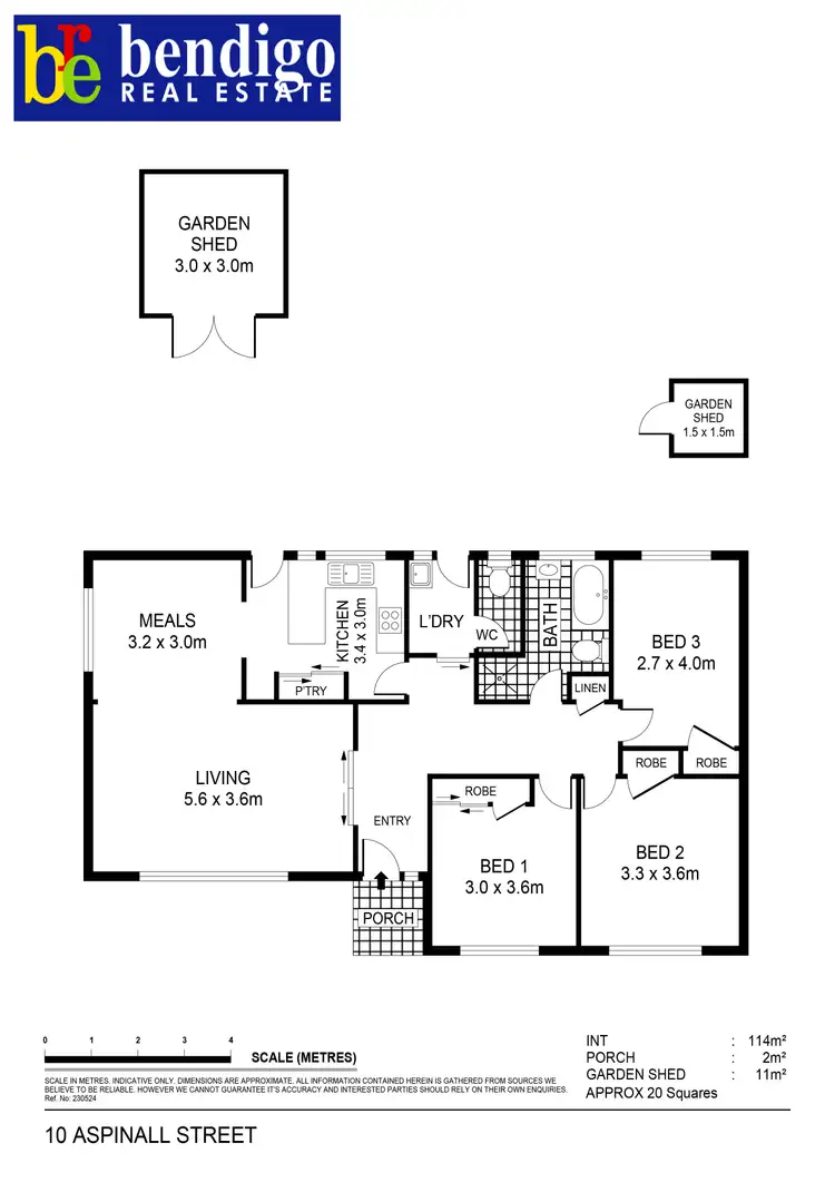 Floorplan of Homely house listing, 10 Aspinall Street, Golden Square VIC 3555