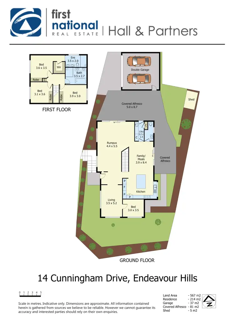 Floorplan of Homely house listing, 14 Cunningham Drive, Endeavour Hills VIC 3802